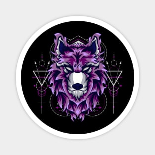 alpha wolf gift Magnet